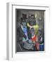 Monkey Portrait-Sue Clyne-Framed Giclee Print