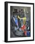 Monkey Portrait-Sue Clyne-Framed Giclee Print