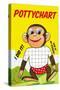 Monkey Potty Chart-Jason Pierce-Stretched Canvas