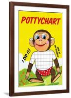 Monkey Potty Chart-Jason Pierce-Framed Art Print