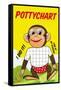 Monkey Potty Chart-Jason Pierce-Framed Stretched Canvas