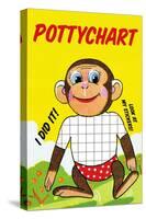 Monkey Potty Chart-Jason Pierce-Stretched Canvas