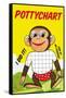 Monkey Potty Chart-Jason Pierce-Framed Stretched Canvas