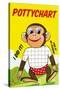 Monkey Potty Chart-Jason Pierce-Stretched Canvas