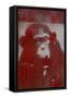 Monkey Punches-Whoartnow-Framed Stretched Canvas