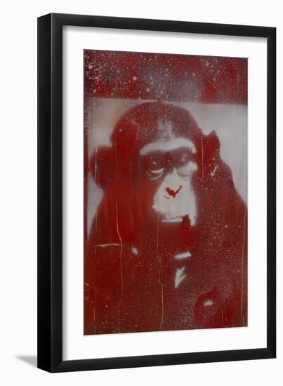 Monkey Punches-Whoartnow-Framed Premium Giclee Print