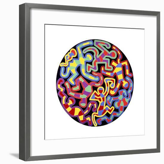 Monkey Puzzle, 1988-Keith Haring-Framed Giclee Print