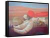 Monkey's Picnic-Lincoln Seligman-Framed Stretched Canvas