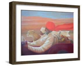 Monkey's Picnic-Lincoln Seligman-Framed Giclee Print