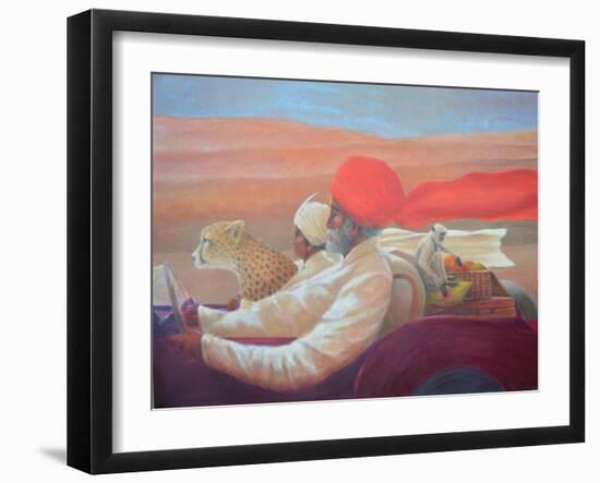 Monkey's Picnic-Lincoln Seligman-Framed Giclee Print