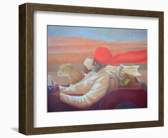 Monkey's Picnic-Lincoln Seligman-Framed Giclee Print