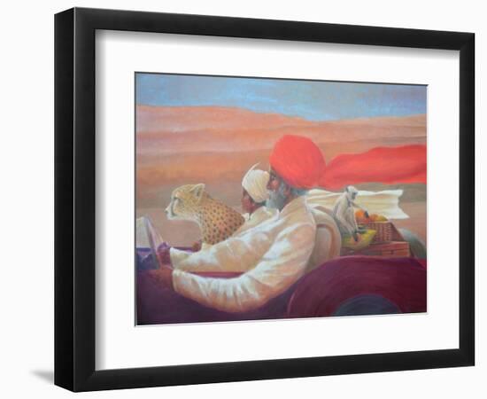 Monkey's Picnic-Lincoln Seligman-Framed Giclee Print