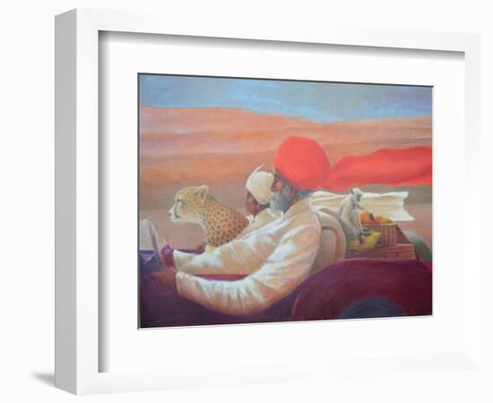 Monkey's Picnic-Lincoln Seligman-Framed Giclee Print