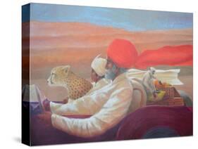 Monkey's Picnic-Lincoln Seligman-Stretched Canvas