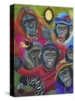 Monkey Selfies-Sue Clyne-Stretched Canvas