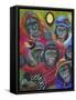 Monkey Selfies-Sue Clyne-Framed Stretched Canvas