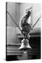 Monkey Sitting on a Durga Temple Bell, Varanasi, Uttar Pradesh, India, 1982-null-Stretched Canvas