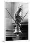 Monkey Sitting on a Durga Temple Bell, Varanasi, Uttar Pradesh, India, 1982-null-Framed Photographic Print