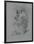 Monkey Sketch-Michael Jackson-Framed Giclee Print