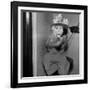 Monkey Talking on the Telephone-Joe Schuppe-Framed Photographic Print