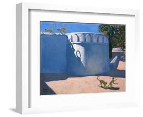 Monkey Temple, India, 2000-Andrew Macara-Framed Giclee Print