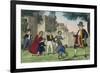 Monkey Tips His Hat a the Teacher Throws Coins-Charles Butler-Framed Premium Giclee Print