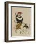 (Monkey Trainer and Dog), Mid to Late 19th Century-Shibata Zeshin-Framed Giclee Print