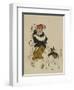 (Monkey Trainer and Dog), Mid to Late 19th Century-Shibata Zeshin-Framed Giclee Print