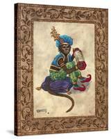 Monkey with Concertina-Janet Kruskamp-Stretched Canvas