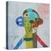 Monkey-Julie Beyer-Stretched Canvas