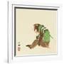 Monkey-Bairei Kono-Framed Giclee Print