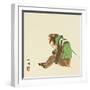 Monkey-Bairei Kono-Framed Giclee Print