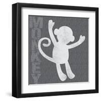 Monkey-Lauren Gibbons-Framed Art Print