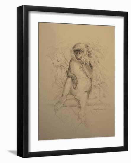 Monkey-Michael Jackson-Framed Giclee Print