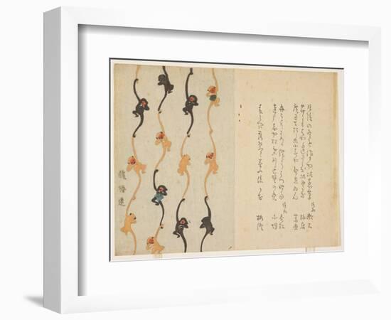 Monkeys, 1836-null-Framed Giclee Print