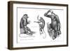 Monkeys and Gorilla-null-Framed Art Print