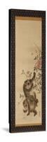 Monkeys and Roses-Hashiguchi Goyo-Stretched Canvas