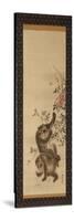 Monkeys and Roses-Hashiguchi Goyo-Stretched Canvas