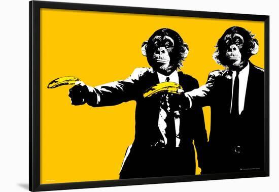 Monkeys - Bananas-null-Lamina Framed Poster