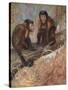 Monkeys, Capuchins, Swan-Cuthbert Swan-Stretched Canvas
