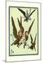 Monkeys Flew Away with Dorothy-William W. Denslow-Mounted Art Print
