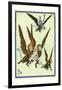 Monkeys Flew Away with Dorothy-William W. Denslow-Framed Art Print