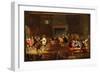 Monkeys in a Tavern (Oil on Panel) (For Detail See 92084)-Ferdinand van Kessel-Framed Giclee Print