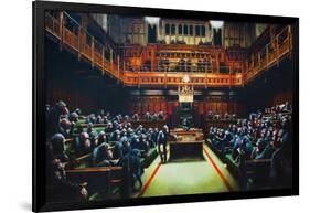 Monkeys In Parliament-null-Framed Poster