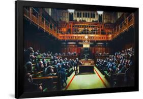 Monkeys In Parliament-null-Framed Poster