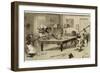 Monkeys Play Billiards-null-Framed Photographic Print