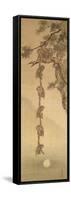 Monkeys Reaching for the Moon, Edo Period (1603-1867)-null-Framed Stretched Canvas