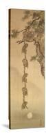 Monkeys Reaching for the Moon, Edo Period (1603-1867)-null-Stretched Canvas