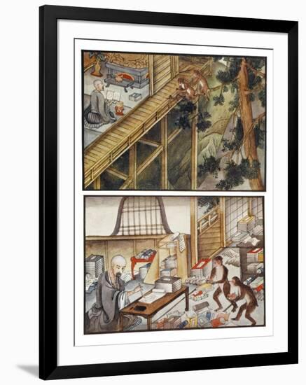 Monkeys Reincarnated-R. Gordon Smith-Framed Art Print