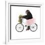 Monkeys Riding Bikes #1-J Hovenstine Studios-Framed Giclee Print